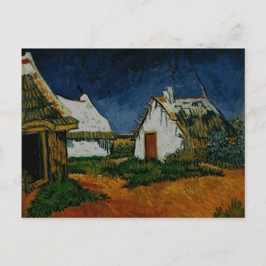3 Witte Katoen Zintes-Maries, Vincent Van Gogh Briefkaart (Voorkant)