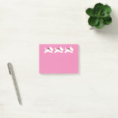 3 Witte Scotties personaliseren Post-it® Notes (Kantoor)