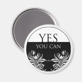 3 woord citaat-Ja u kan magneet (Voorkant / Achterkant)