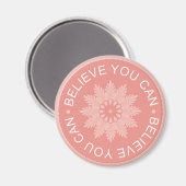 3 woordcitaten ~geloof u can~motivatie magneet (Voorkant / Achterkant)
