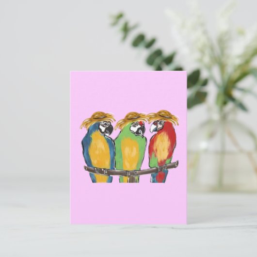 3 Wortels Briefkaart (Staand voorkant)