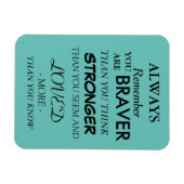 3"x4" Aanmoedigend Citaat Magnet Magneet (Horizontaal)