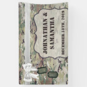 3' x5' Personalized Banner Army OCP Camo Uniform (Verticaal)