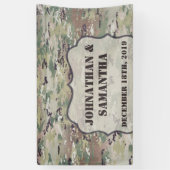 3' x5' Personalized Banner Army OCP Camo Uniform (Verticaal)