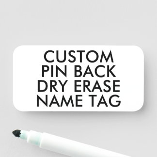 3" x 1.5" Aangepaste blanco naamkaart sjabloon voo Naamplaatje