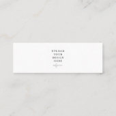 3 x 1 inch mini-Kaart Mini Visitekaartje (Achterkant)