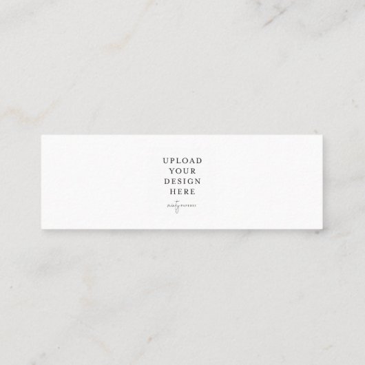 3 x 1 inch mini-Kaart Mini Visitekaartje (Achterkant)