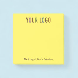 3 x 3 Aangepaste Post-it® notes met Bedrijf Logo