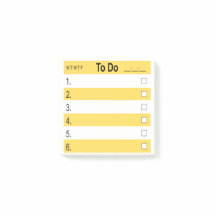 3 x 3 inch Post-it® notes ToDo