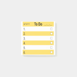 3 x 3 inch Post-it® notes ToDo