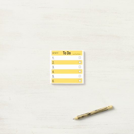 3 x 3 inch Post-it® notes ToDo (Op bureau)