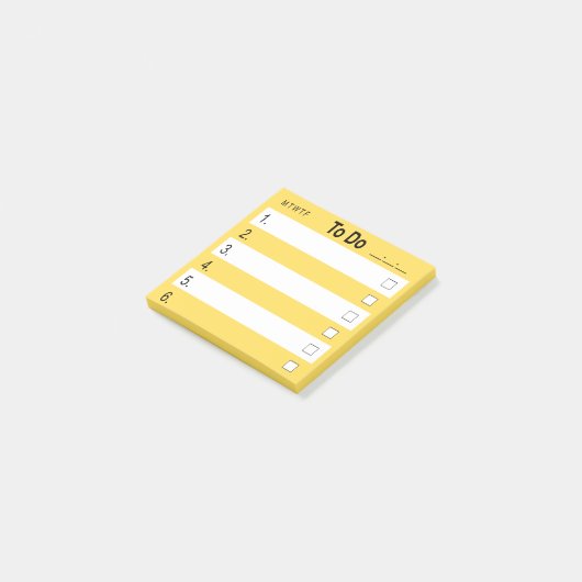3 x 3 inch Post-it® notes ToDo (Schuin)