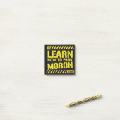3" x 3" Post It Notitieblok - Leer Hoe Te Parkeren Post-it® Notes (Op bureau)