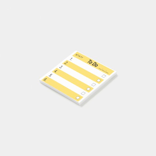 3" x 3" Post-it® Notities ToDo Notes (Schuin)