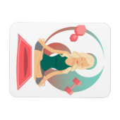 3 x 4-inch Flexibel fotomagneet Magneet (Horizontaal)