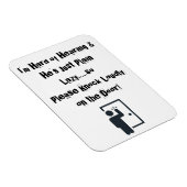 3 x 4 inch magneet voor voordeur FUNNY (Rechterzijde)