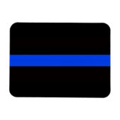 3 X 4 THIN BLUE LINE MAGNET MAGNEET (Horizontaal)