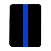 3 X 4 THIN BLUE LINE MAGNET MAGNEET (Verticaal)
