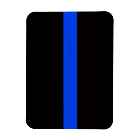 3 X 4 THIN BLUE LINE MAGNET MAGNEET (Verticaal)