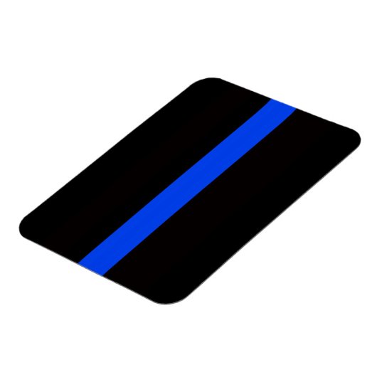 3 X 4 THIN BLUE LINE MAGNET MAGNEET (Linkerzijde)