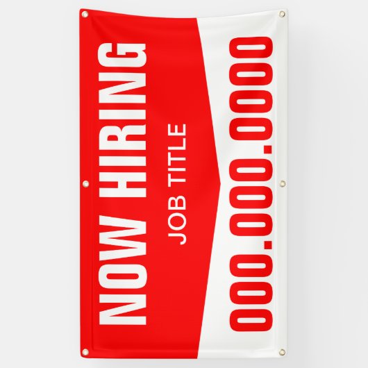 3 x 5' nu Huren met Titel en Telefoonnummer Spandoek (Verticaal)