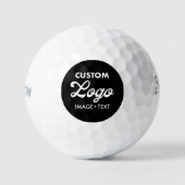 3 x aangepast logo foto Srixon Soft Feel golfballe Golfballen (Voorkant)