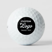 3 x Aangepaste Logo Foto Titleist Pro V1 Golfballe Golfballen (Voorkant)