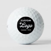 3 x Aangepaste Logo Titleist Pro V1 golfballen (Voorkant)