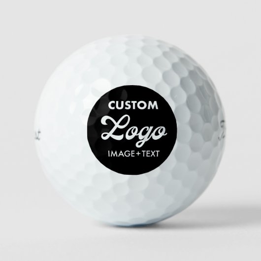 3 x Aangepaste Logo Titleist Pro V1 golfballen (Voorkant)