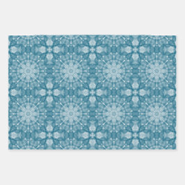 3 x designvellen van inpakpapier vel