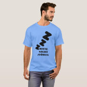 3 Z slapen met tekst Bitte nicht stören T-shirt (Voorkant volledig)