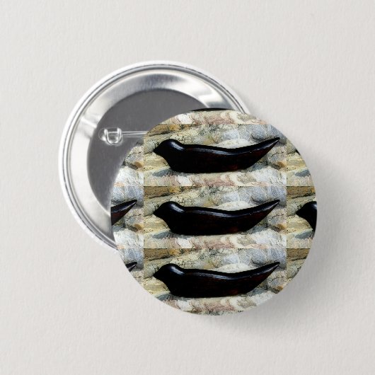 3 zegelknop ronde button 5,7 cm (Voorkant /achterkant)