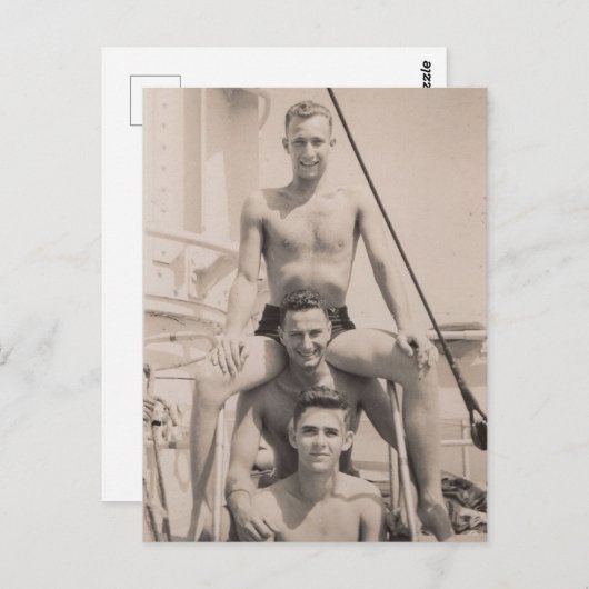 3 Zeilen Briefkaart (Voorkant / Achterkant)