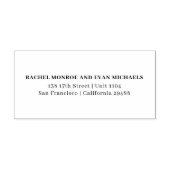 3 Zelfbrekende lijnparen Terugkeeradresstempel Zelfinktende Stempel (Design)