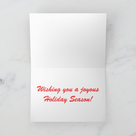 3 Zingende Sneeuwmannen Feestdagen Kaart (Binnen)