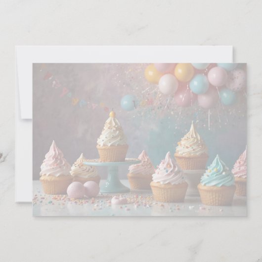 3 Zoet als een meisje 3e verjaardag Kaart (Achterkant)