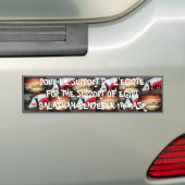 3ALSHAN BEN7EBEK YA MASR BUMPERSTICKER (Op auto)