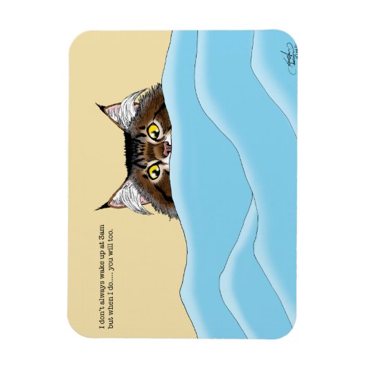 3am kat wakker magneet (Verticaal)