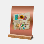 3AM Short Line Sign Acryl Bord (Hoek)