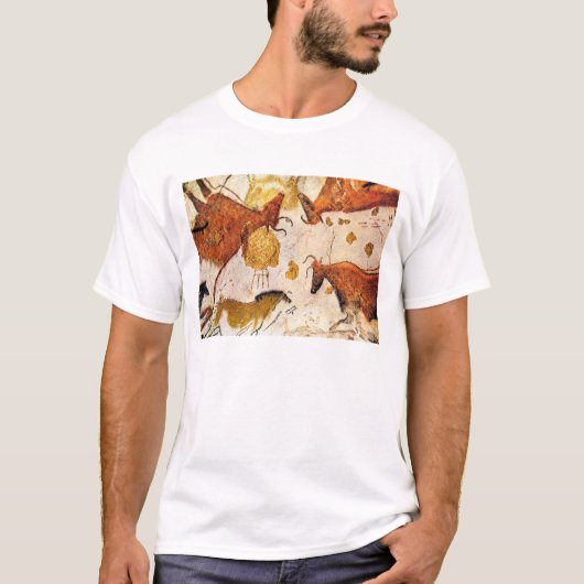 3b Oude Lascaux Stieren T-shirt (Voorkant)
