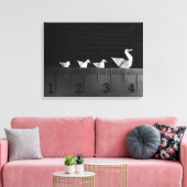 3cm familie zwemmen canvas afdruk (Insitu (Woonkamer))