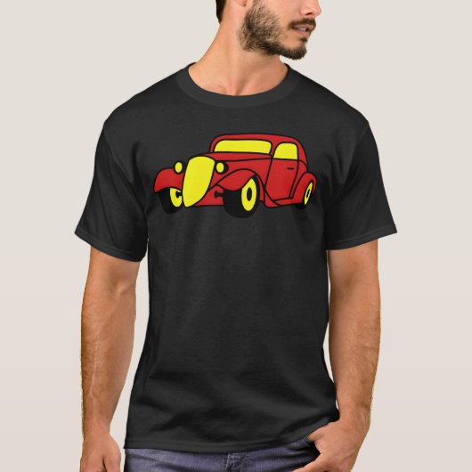 3col Hot Rod Oldtimer Custom Cars Automobiluning g T-shirt (Voorkant)