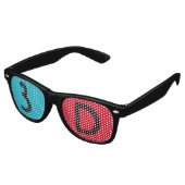 3Dメガネ風 RETRO ZONNEBRIL (Gekanteld)