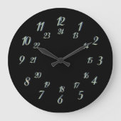 3D 24-uurs gezicht Grote Klok (Voorkant)
