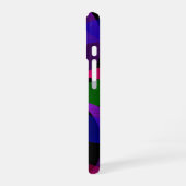 3D 2D Geometrische Hybride iPhone 16 Hoes Hoesje (Linkerkant)