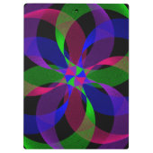 3D 2D Hybrid Geometric Clipboard Klembord (Achterkant)