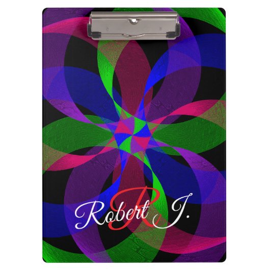 3D 2D Hybrid Geometric Clipboard Klembord (Voorkant)