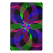 3D 2D Hybrid Geometric Mini Clipboard Klembord (Achterkant)