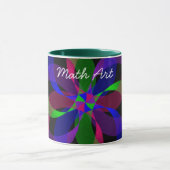 3D 2D Hybride Geometrische Koffie Mok (Midden)