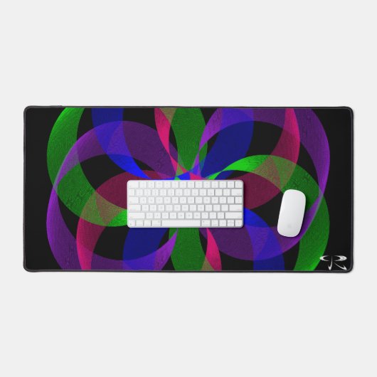 3D 2D Hybride Geometrische Muismat Mat (Keyboard & Muis)